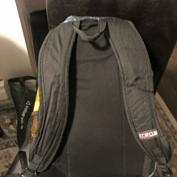 JanSport Trans SuperMax Backpack Laptop Sleeve Cosmos Galaxy Space Teal Blue - Picture 10 of 14